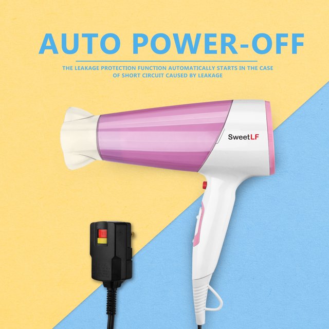 SweetLF 1875 W High Power Negative Ion Hair Dryer, with Concentrator Pink