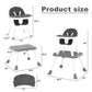 Yadala High Chair, 6 in 1 Convertible High Chairs with Removable Tray for Babies and Toddlers, Gray