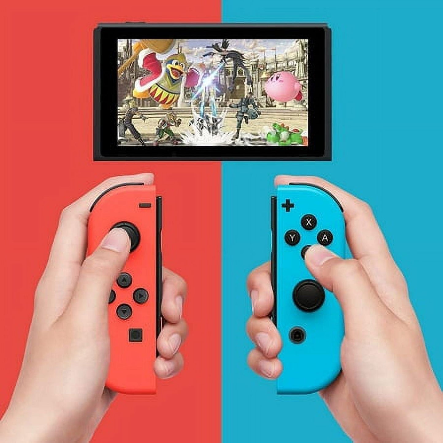Game Controller for Nintendo Switch, Neon Red/Blue