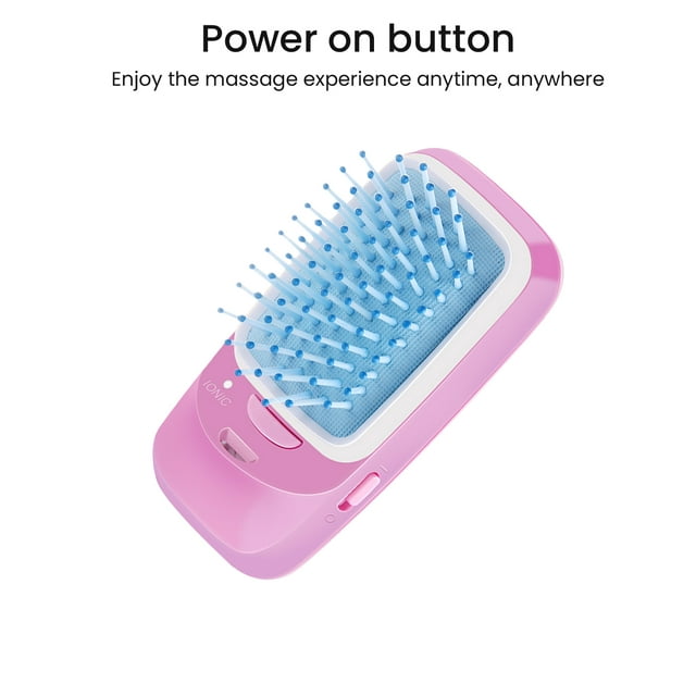 Portable Electric Ionic Hairbrush Mini Ion Hair Brush Comb Massage Hair Styling Tools