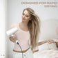 Jungle Wave Hair Dryer, 1875W Negative Ion Hair Dryer with Diffuser, Foldable Blow Dryer for Travel, White