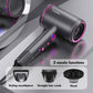 Hair Dryer,Kauoo Professional Ionic Blow Dryer Constant Temperature Hair Care,Fast Drying Low Noise Hairdryer with 3 Magnetic Attachments for Home,Travel and Salon,Grey