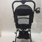 Baby Stroller,Yadala Compact Travel Stroller, One-Hand Folding Toddler Stroller with Adjustable Backrest, Cup Holder, Storage Basket and Canopy,Gray
