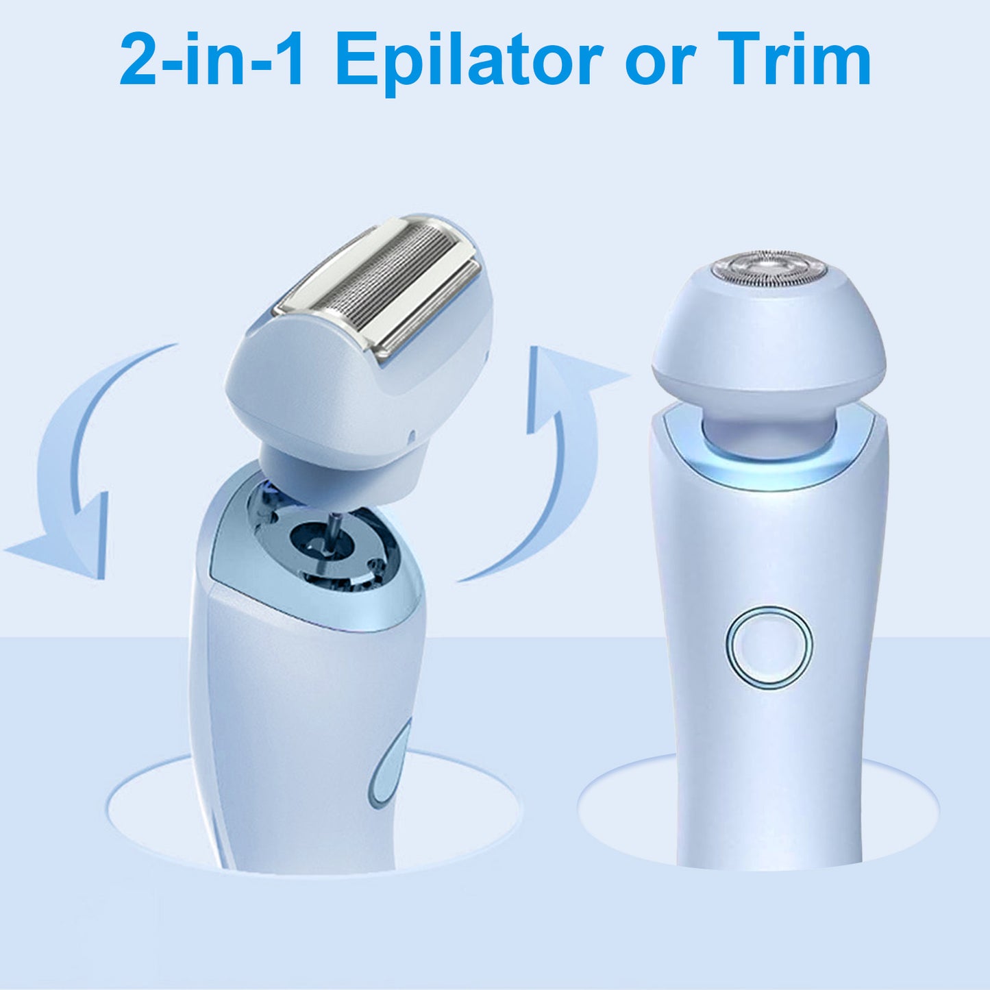Epilator for Women, Laverner Smooth Glide Epilator for Women, Hair Removal for Face Legs Bikini Arms