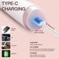 Cordless Hair Straightener Brush, Jungle Wave Portable Ionic Hot Straightening Comb for Travel, Pink