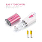 Epilator for Women, Facial Hair Mini Epilator for Body, Portable Hair Removal, Smooth Glide Epilator with LED for Face Legs Bikini