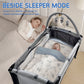 Yadala Baby Playard, Lightweight Pack n Play, Packable and Easy Setup Baby Playpen Bassinet with Removable Padded Mat