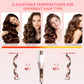 Auto Hair Curler,Automatic Curling Iron Wand with 1" Large Rotating Barrel & 8 Temperatures & LCD Display, Fast Heating Rotating Curling Iron with Auto Shut-Off for Hair Styling