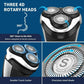 SweetLF Electric Razor for Men, IPX7 Waterproof Wet and Dry Electric Shaver with Pop-up Beard Trimmer for Men, Black