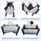 Yadala Baby Bassinet Bedside Sleeper for Infant, Portable Playard for Newborn to Toddlers, 0-36 Months,Gray