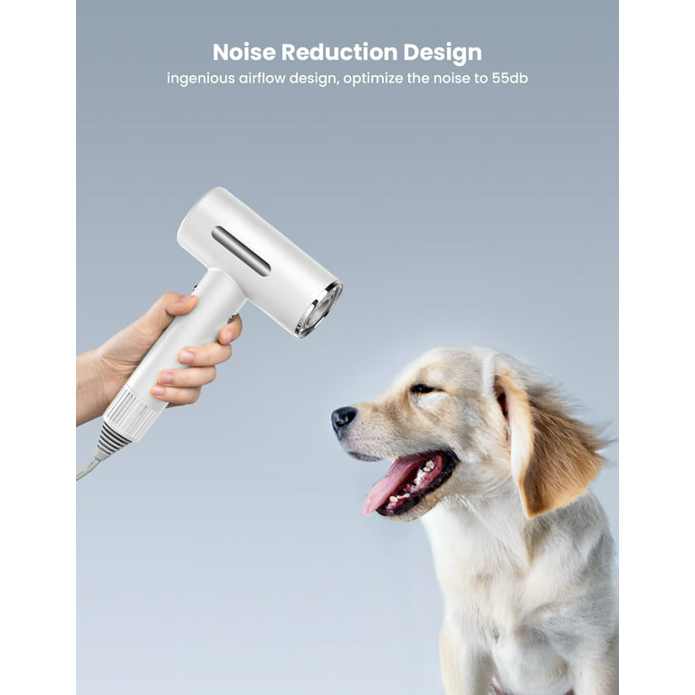 Kauoo Hair Dryer, High Speed Blow Dryer 110,000 RPM Brushless Motor, Ionic Hair Dryer for Fast Drying, White