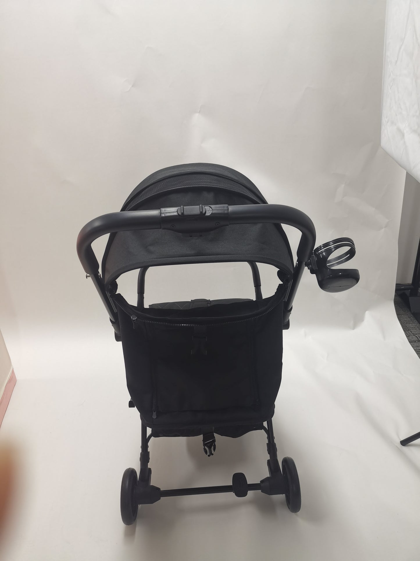 Baby Stroller,Yadala Compact Travel Stroller, One-Hand Folding Toddler Stroller with Adjustable Backrest, Cup Holder, Storage Basket and Canopy,Gray
