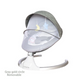 Baby Swing for Infants, Bluetooth Swing Electirc Baby Rocker Bouncer, Auto Swing with 5 Speed, Gray