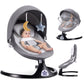 Baby Swing for Infants, Portable Swing with 5 Speed, Remote Control Rocker Adjustable Seat for Newborn & up