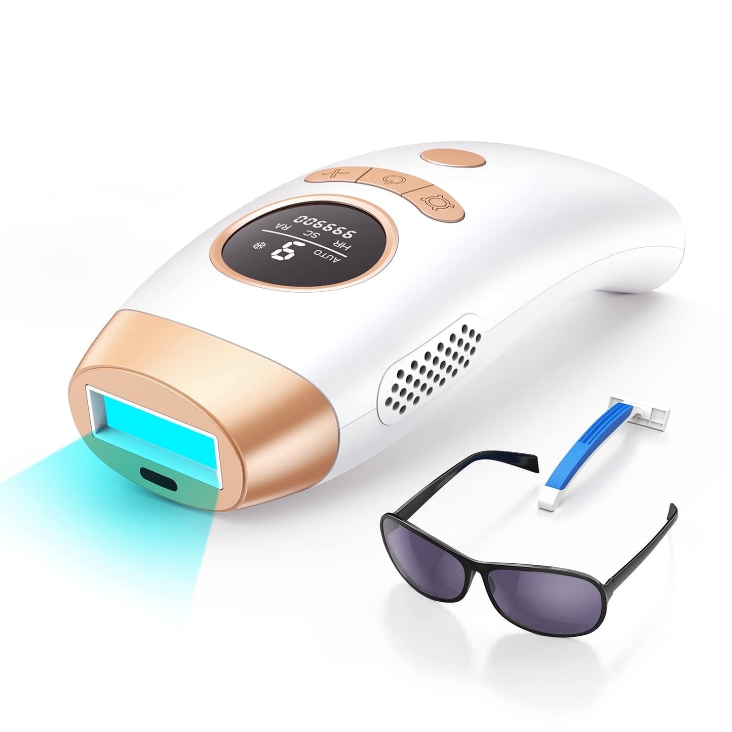 Laser Hair Removal, Laser IPL Hair Removal for Women and Men Permanent, Home Laser Hair Removal Device for Legs Armpits Back Bikini Body Use, Gift for Women.