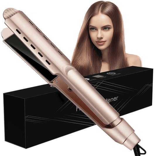 2 in 1 Flat Iron, Jungle Wave Hair Straightener and Curling Iron, Negative ion Straightening for Curls, Waves, Straight hair