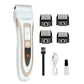 Phisco Professional Hair Clipper for Men， 2 in-1 Multifunctional Grooming Set Men's Beard Trimmer, LED Display(White)