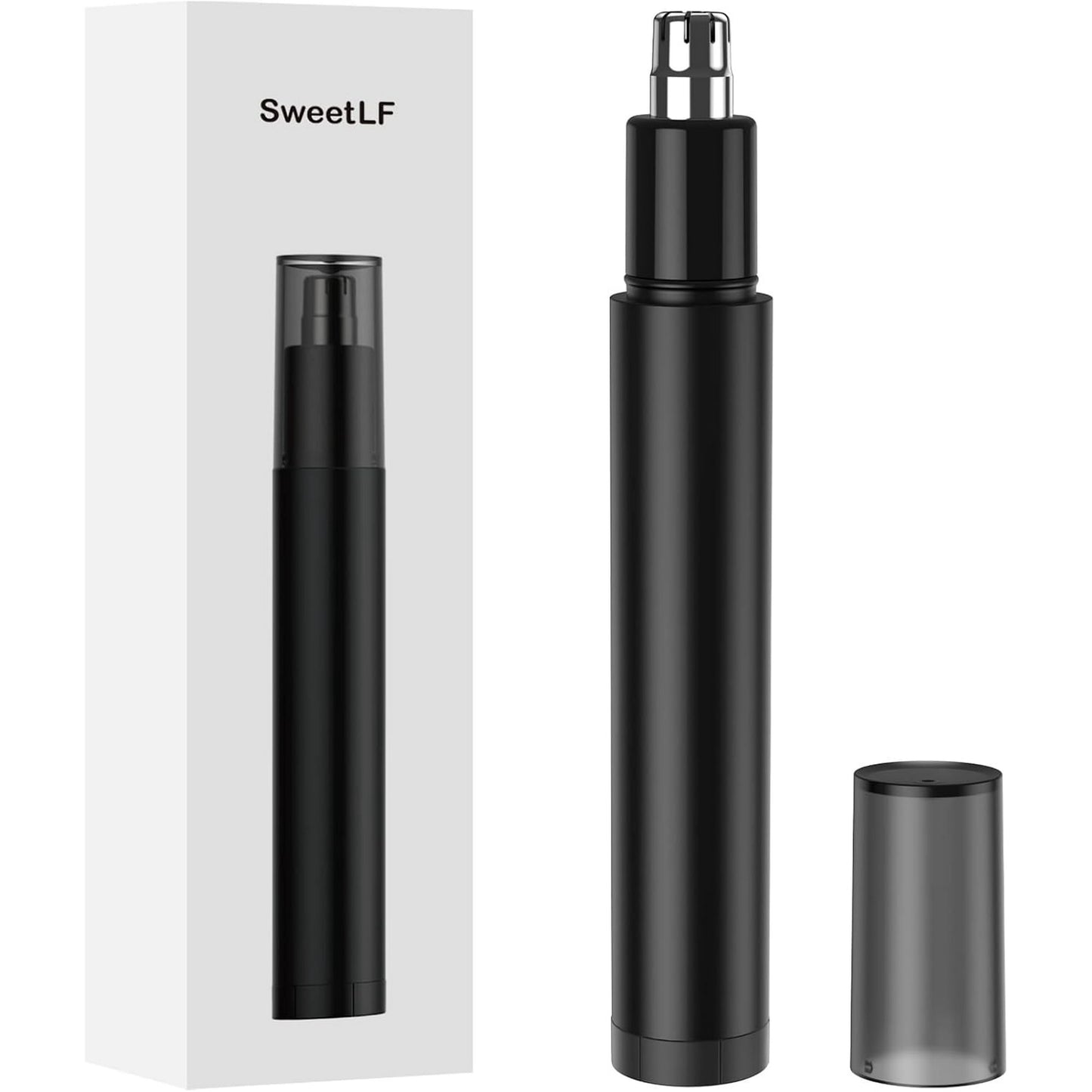 Nose Hair Trimmer for Men, SweetLF Painless USB Rechargeable Nose Hair Trimmer, Lightweight (26g), Black
