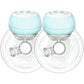 Yadala Breast Pump, Hands Free Breast Pump Portable Electric Breast Pump with 4 Modes & 12 Levels, 2 Pack (Blue)