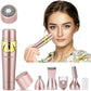 4 in 1 Painless Facial Hair Removal for Women, Rechargeable Bikini Trimmer Portable Electric Shaver Epilator Razors