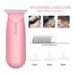 SWEETLF Hair Trimmer,Mini Cordless Hair Clipper, Portable & USB Rechargeable Haircut Clippers for Men Women Kids Pink