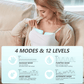 Yadala Breast Pump, Hands Free Breast Pump Portable Electric Breast Pump with 4 Modes & 12 Levels, 2 Pack (Blue)
