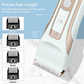 Phisco Professional Hair Clipper for Men， 2 in-1 Multifunctional Grooming Set Men's Beard Trimmer, LED Display(White)