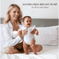 Yadala Wearable Electric Hands-Free Breast Pump, Wearable Electric Breast Pump with 4 Modes, 12 Levels, Pink