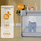 Baby Playpen for Babies and Toddlers, Yadala 48”×48” Indoor & Outdoor Baby Playard with Breathable Mesh, Gray