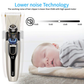 Phisco Men's Body Hair Trimmer,IPX7 Waterproof USB Rechargeable Cordless Hair Trimmer Set for Home Travel Gold