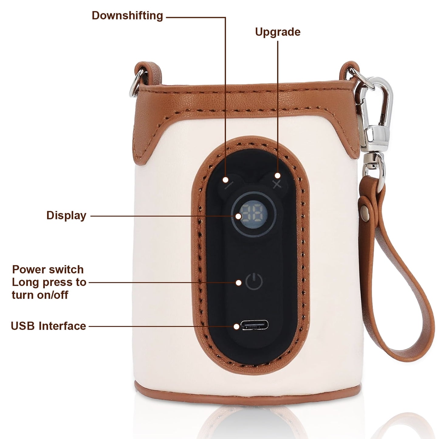Yadala Wearable Breast Pump, Hands Free Double Electric Breast Pump with 3 Modes & 9 Levels