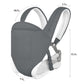 Yadala Baby Carrier, 4-in-1 Front and Back Toddler Carrier with Adjustable Hook, Soft Fabric and Breathable Mesh