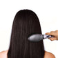 SweetLF Electric Hair Straightener Brush LCD display, Fast Heating &Adjustable Temperature for Hair Styling Grey