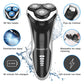 Electric Razor for Men, SweetLF [New] IPX7 Waterproof Electric Shaver for Men (Plus 3 Blades) with pop-up Beard Trimmer, Black