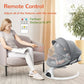 Electric Baby Swing for Infants, Bluetooth Swing Baby Bouncer Baby Rocker with Intelligence Timing, Gray