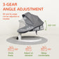 Electric Baby Swing for Infants, Bluetooth Swing Baby Bouncer Baby Rocker with Intelligence Timing, Gray