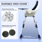 Yadala 3 in 1 High Chair, Convertible High Chairs for Babies and Toddlers with Removable Tray & PU Cushion, Blue