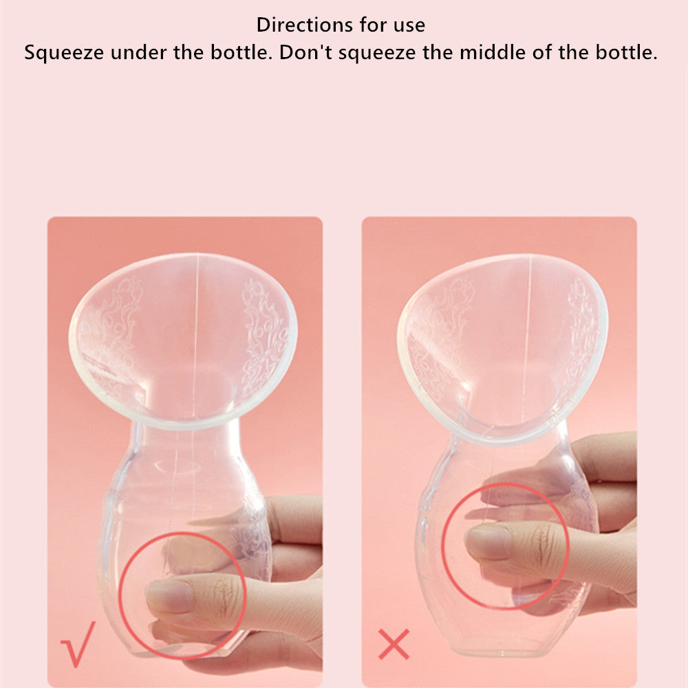 Yadala Manual breast pump silicone 4oz / 100ml NEW