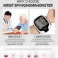 Blood Pressure Monitor With Heart Rate - Automatic BP Wrist Cuff Blood Pressure Machine with Heart Rate, Memory and Carrying Case