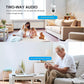 Light Bulb Camera, 2 Pack 5G Wireless WiFi Security Camera 1080p,WiFi Smart 360 Surveillance Camera for Indoor and Outdoor, Light Socket Camera with Real-time Motion Detection,Night Vision