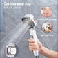 Handheld Shower Head, 4 Settings High Pressure Water Saving Shower Head, Detachable Filter Bathroom Shower Sprayer with ON/Off Switch