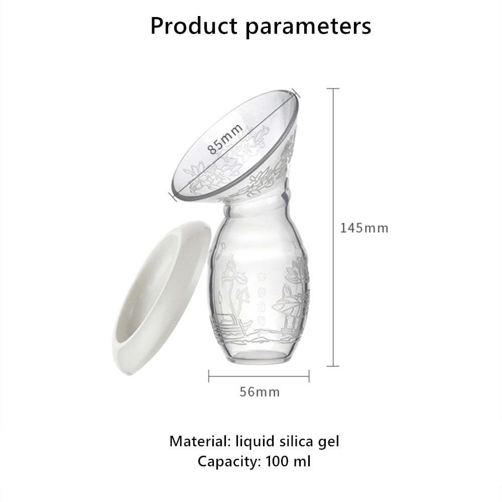 Silicone Breastfeeding Manual Breast Pump Milk Pump 100% Food Grade Silicone BPA PVC and Phthalate Free