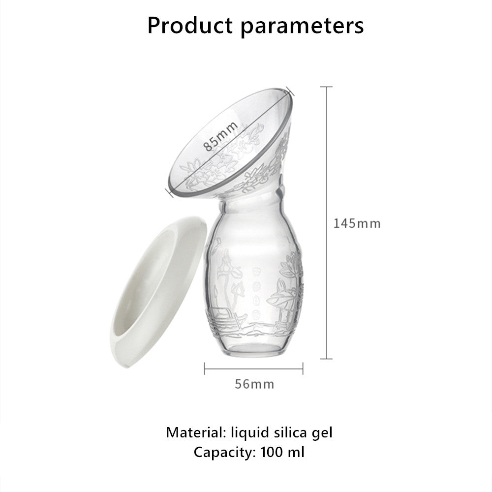 Yadala Manual breast pump silicone 4oz / 100ml NEW