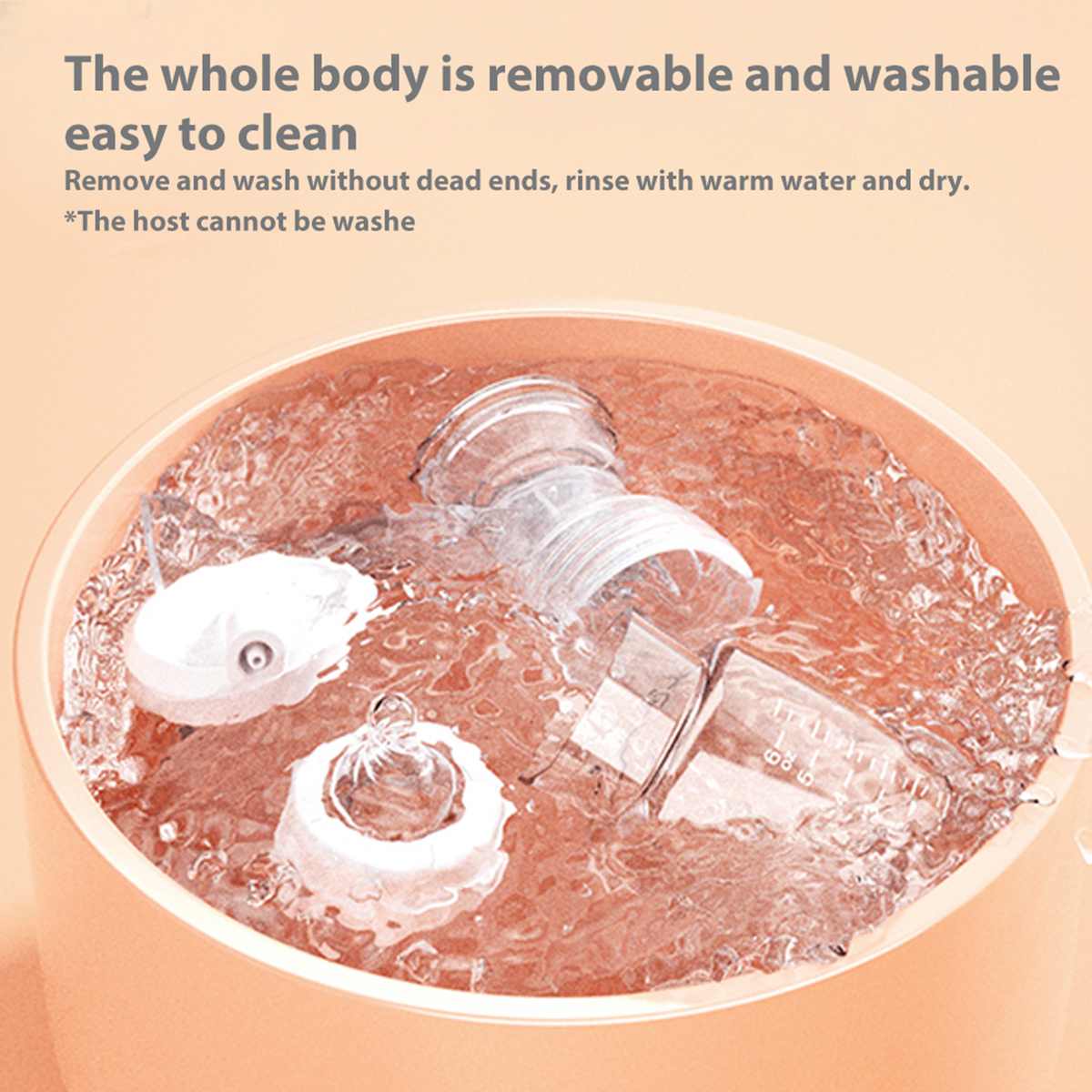 Yadala   Hospital Grade Electric Breast Pump 9 Levels 2 Different Modes, Pink