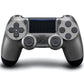 Wireless Game Controller Compatible with PS4,Analog Sticks/6-Axis Motion Sensor With Charging Cable- Steel Black
