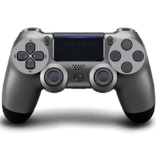 Wireless Game Controller Compatible with PS4,Analog Sticks/6-Axis Motion Sensor With Charging Cable- Steel Black