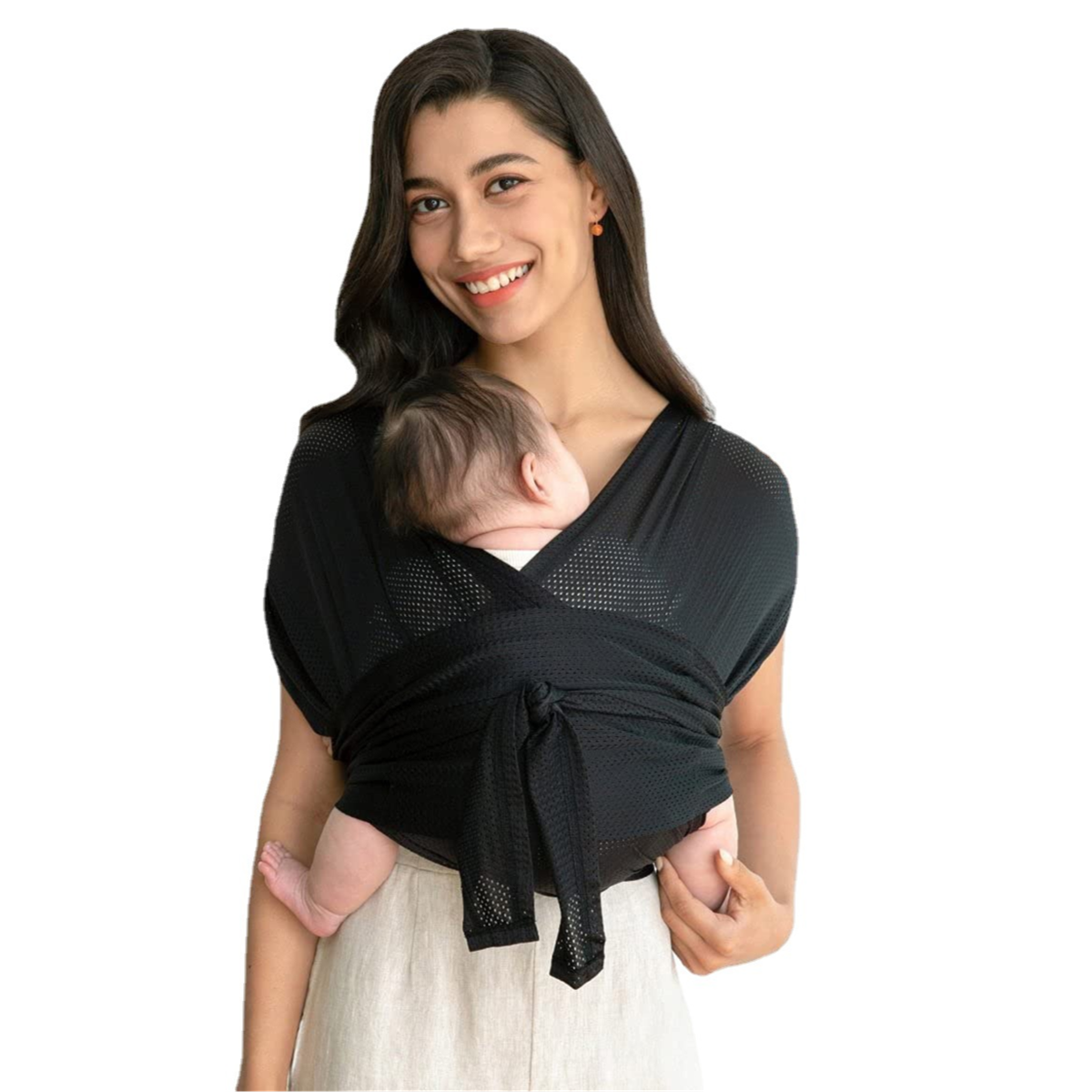 Yadala Baby Carrier, Hands Free Air-Mesh Baby Carrier, Breathable, Softness for Newborn up to 44 lbs, Mocha