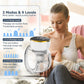 Electric Wearable Breast Pump, Double Portable Wireless Hands-Free Milk Pump with 3 Modes,9 Levels