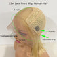 Blonde Bob Wig , Wigs Pre Plucked Bleached Knots Free Part  Short Blonde Bob Wigs for Black Women