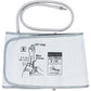 Plus-Sized Bariatric Blood Pressure Cuff, Replacement Extra Large Cuff Compatible with Omron BP for 9"-17" Big Arm